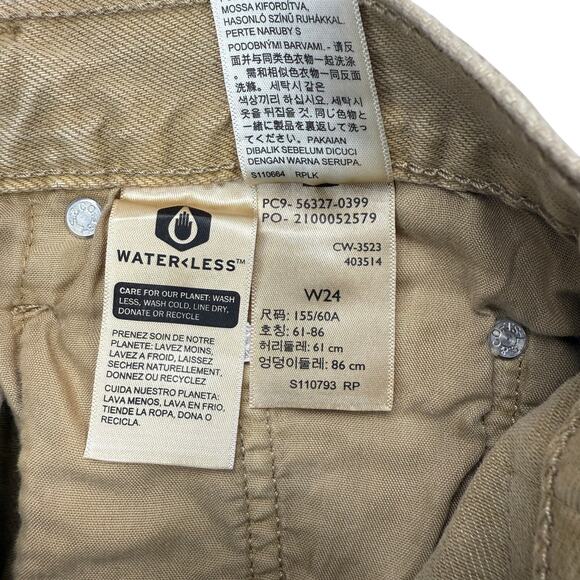 NWT LEVI'S 501 Original Fit High Rise Women's Denim Shorts Size 24 Dusty Safari - Picture 6 of 8